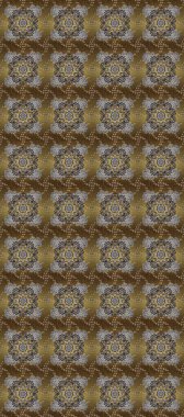 Gri ve kahverengi renklerde grafiksel, modern, pürüzsüz desen. Duvar kâğıdı barok, İspanyol kumaşı. Kusursuz çiçek deseni. Kusursuz raster arkaplanı.