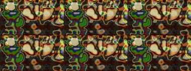 Klasik çiçekler. Yaz çiçekleri teması. Kahverengi ve gri renkler. El çizimi, soyut ve süslü elementler. Suluboya resim taklit Raster illüstrasyonu.