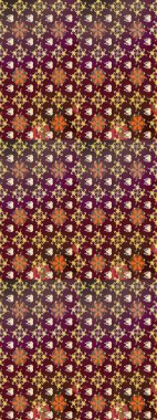 Tekstil, tebrik kartı, boyama kitabı, telefon kılıfı baskısı için kullanılabilir. Raster Henna dövme stili. Kızılderili desenli desenli desenli şal deseni. Etnik Mandala süsü.