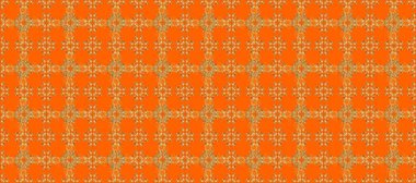 Sarı, bej, turuncu ve altın desenli. Tekrarlayan elementlerle kusursuz soyut arkaplan. Zarif raster klasik desen.