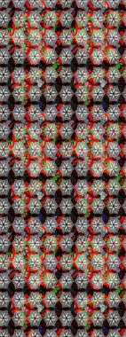 Raster Moda kumaş deseni. Çizgi çizimi kalıbı. Şirin çiçekler..