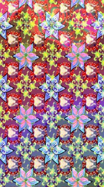 Egzotik çiçekler, nötr ve mor renkler üzerine botanik ve parlak klasik doğa. Klasik tropikal doğal elementlerin suluboya seti. Raster illüstrasyonu.