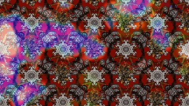 Dekorasyon ve tasarım için güzel bir desen. Suluboya çizim kalıbı. Raster illüstrasyonu. Eski model. Çiçeğin suluboya çizimlerinin mükemmel deseni. Moda yazdırma.