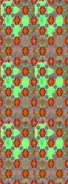 Küçük çiçekte güzel bir desen. Moda baskıları için zarif bir şablon. Motley illüstrasyonu. Yeşil ve kahverengi çiçekli bahar çiçekleri. Küçük renkli çiçekler..