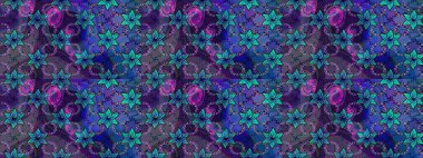 Moda baskıları için zarif bir şablon. Küçük renkli çiçekler. Kusursuz. Çiçekli bahar çiçekleri. Küçük çiçekte güzel bir desen. Motley illüstrasyonu.