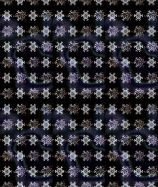 Raster illüstrasyonu. Siyah renkli çiçekler. Çiçek süslemeli çizim deseni.