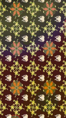 Suluboya, elle çizilmiş. Raster - stok. Eskiz arkaplan modeli. Vadinin çiçekleri kahverengi renklerde.