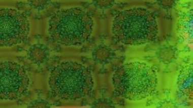 Renkli unsurlarla hareketli arka plan görüntüleri. Çiçekler. Eski model. Bayrak tarzı. Video kaydı. Şablon. Döngü. Kusursuz..