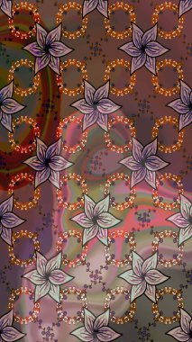 Beautiful watercolor Bouquet of summer flowers sketch pattern. Nice fabric pattern.