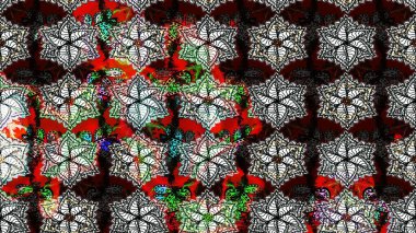 Raster deseni. Küçük çiçekteki sevimli çiçek deseni. Yumuşak, yaz çiçekleri siyah ve nötr renklerde. Raster illüstrasyonu.