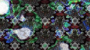 Küçük çiçekteki sevimli çiçek deseni. Gri ve siyah renkte çiçekler.