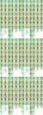 Tarafsız ve bej renkli bitkilerden oluşan parlak bir halı ile çizim deseni.