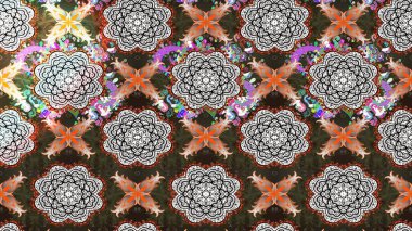 Gri ve kahverengi renkler üzerine çiçek desenli çizimler, el yapımı papatyalar, papatyalar. Tekrar eden çiçek arkaplanı, zarif gri ve kahverengi çiçek duvar kağıdı.