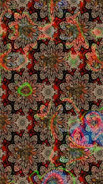 Eski usul küçük çiçekli şirin bir eskiz deseni. Kumaş, duvar kağıdı ve kağıt üzerine baskı yapmak için gelişen arka plan. Raster illüstrasyonu. Moda arka planında parlak buketler.