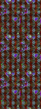 Çiçek desenli eskiz, darbeler, sıçramalar, yaz çiçekleri. Kırmızı ve kahverengi renkte çiçekler. Raster illüstrasyonu.