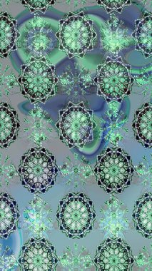 Küçük çiçekteki sevimli çiçek deseni. Güzel kumaş deseni. Raster illüstrasyonu. Güzel karalamalı çiçek deseni çiz..