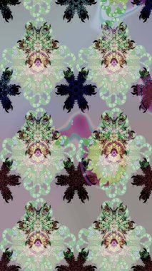 Sketch Colour Spring Theme eskiz kalıbı. Gri ve nötr renkte çiçekler. Sevimli çiçek raster deseni. Düz Çiçek Elementleri Tasarımı.