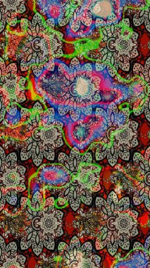 Tekrar eden çiçek arkaplanı, zarif gri ve nötr çiçek duvar kağıdı. Gri ve nötr renkler üzerine çiçek desenli çizimler, el yapımı papatyalar, papatyalar..