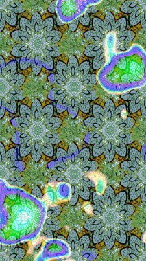 Raster suluboya çiçek deseni, narin çiçekler, yeşil ve mavi çiçekler, tebrik kartı şablonu. Raster Güzel kumaş deseni.