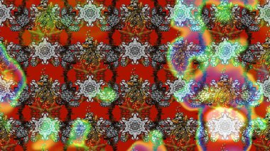 Raster illüstrasyonundaki çiçek desenli çizim. Renkli Bahar Teması eskiz kalıbı. Düz Çiçek Elementleri Tasarımı. Gri ve kahverengi renkte çiçekler.