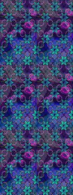 Çiçekli bahar çiçekleri. Moda baskıları için zarif bir şablon. Kusursuz. Küçük çiçekte güzel bir desen. Küçük renkli çiçekler. Motley illüstrasyonu.