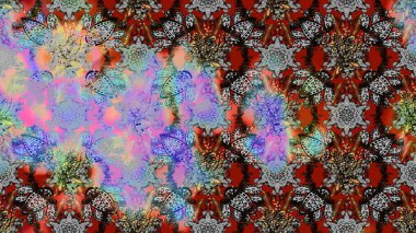 Tekstil veya kitap kapakları, imalat, duvar kağıtları, baskı, hediye paketi ve yapıştırma kitabı için çiçek eskizi geçmişi. Raster illüstrasyonu. Küçük ölçekli çiçeklerdeki basit sevimli desen.