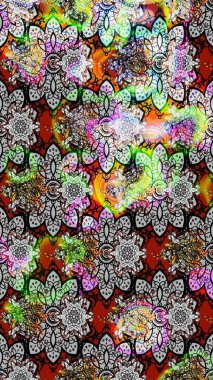 Düz Çiçek Elementleri Tasarımı. Gri ve nötr renkte çiçekler. Çiçek desenli eskiz, yaz çiçekleri. Renkli Bahar Teması çizim şablonu.