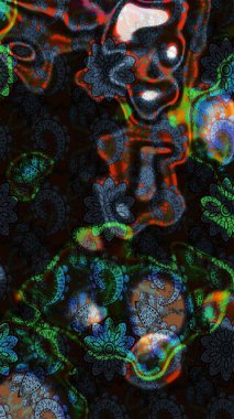 Hediye ambalaj kağıdı, tebrik kartları, posterler ve pankart tasarımı. Gri ve siyah renkli çiçekler. Raster düz çiçek çizim deseni.