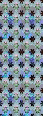 Özgürlük stili Millefleur 'lar. Taşralı şıklığı. Tekstil, duvar kâğıdı, kapaklar, yüzey, baskı, hediye paketi, hatıra defteri, dekupaj. Küçük yabani çiçeklerdeki halk modelini çiz..