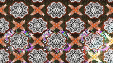 Gri ve kahverengi renkler üzerine çiçek desenli çizimler, el yapımı papatyalar, papatyalar. Tekrar eden çiçek arkaplanı, zarif gri ve kahverengi çiçek duvar kağıdı.