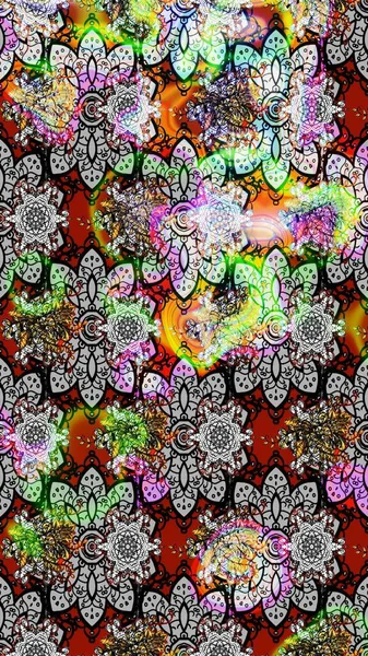 Düz Çiçek Elementleri Tasarımı. Gri ve nötr renkte çiçekler. Çiçek desenli eskiz, yaz çiçekleri. Renkli Bahar Teması çizim şablonu.