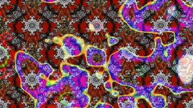 Anti-stres için soyut örnek sayfası. Raster illüstrasyonu. Kahverengi ve gri renklerde.