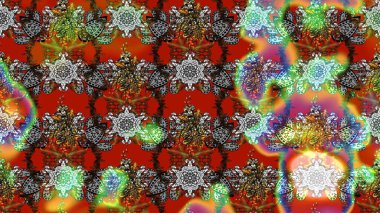 Raster illüstrasyonundaki çiçek desenli çizim. Renkli Bahar Teması eskiz kalıbı. Düz Çiçek Elementleri Tasarımı. Gri ve kahverengi renkte çiçekler.