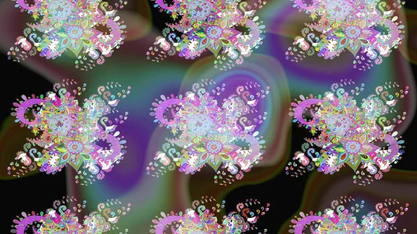 Doğum günü kartı ya da düğün davetiyesi. Tarafsız ve kahverengi renklerde. Çiçek arkaplan. Çiçekli tebrik kartı. Raster illüstrasyonu. Suluboya çiçek buketi.