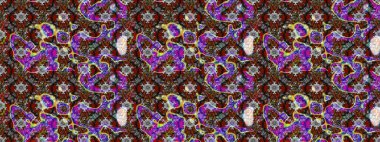 Patlayan çiçekler soyut olarak yerleştirilmiş. Gri renklerde bahar çiçekleri. Raster deseni. Raster illüstrasyonu.