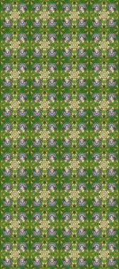 Yeşil, gri ve bej renklerde altın tekrarlayan elementlerle soyut arkaplan. Kusursuz oryantal klasik altın desen.