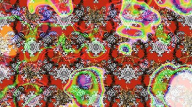 Çiçek deseni duvar kağıdı, desen dolguları ve web sayfası arka planı için kullanılabilir. Şekil verilmiş çiçeklerle eskiz deseni. Süslü zentangle çizim dokusu, soyut çiçeklerle süslenmiş..