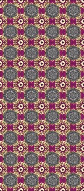 Seamless textured curls. Raster golden pattern. Oriental style arabesques golden pattern on a gray, purple and beige colors with golden elements.