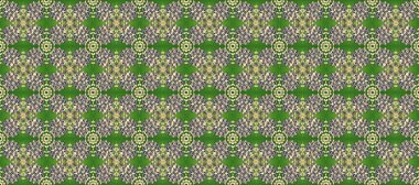 Kusursuz altın desen. Altından elementlerle bej, gri ve yeşil renklerde altın desenler. Raster doğulu süsü.
