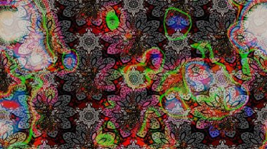 Çiçekli karalama şeklinde Raster çiçek deseni. Gri renkli çiçekler. Yumuşak, bahar çiçekli arka plan.