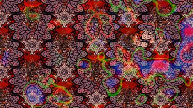 Tekstil ve kapak tasarımı için mükemmel. Renkli kahverengi çizim deseni. Doodle tarzı. Elle çizilmiş sonbahar çiçeği deseni. Kahverengi renkte çiçekler.