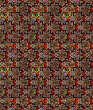 Elle çizilmiş sonbahar çiçeği deseni. Tekstil ve kapak tasarımı için mükemmel. Doodle tarzı. Renkli bej çizim deseni. Bej renkte çiçekler.