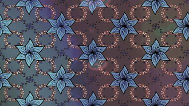 Raster illüstrasyonu. El çizimi. Çiçekli, yapraklı, çiçek desenli çizim..