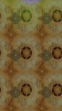 Küçük çiçekteki sevimli çiçek deseni. Kahverengi renkte çiçekler.