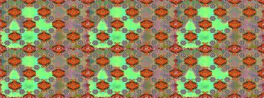 Küçük renkli çiçekler. Yeşil ve kahverengi çiçekli bahar çiçekleri. Motley illüstrasyonu. Küçük çiçekte güzel bir desen. Moda baskıları için zarif bir şablon.