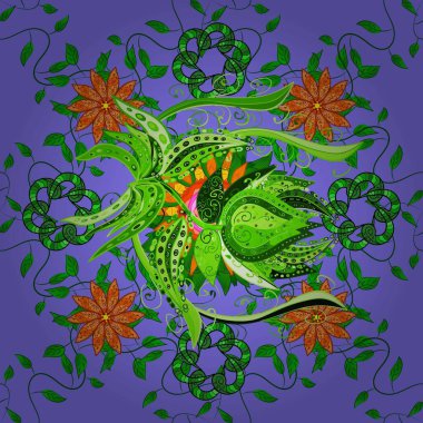 Exquisite pattern of watercolor sketches of the flower. Trendy print. Vintage. Beautiful pattern for decoration and design. Watercolor seamless pattern.