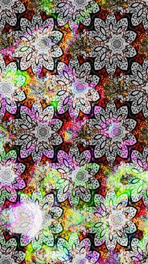 Gri ve nötr renkte çiçekler. Küçük çiçekte sevimli çiçek deseni var..