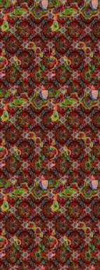 Üst manzara, yumuşak stil. Çiçek kompozisyonu, el boyası, hassas şablon. Sevgililer günü ve tebrik kartı konsepti için şık bir davetiye. Kahverengi renkte manzaralı çiçek deseni.