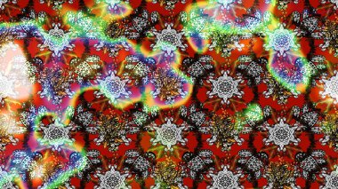 Gri, kahverengi ve kırmızı renkte yaz çiçekleri. Raster illüstrasyonu. Raster çiçek desenli ve çiçekli..