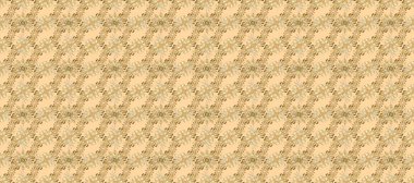 Damask altın soyut çiçek deseni bej, kahverengi ve nötr renklerde. Raster illüstrasyonu. Süsleme.